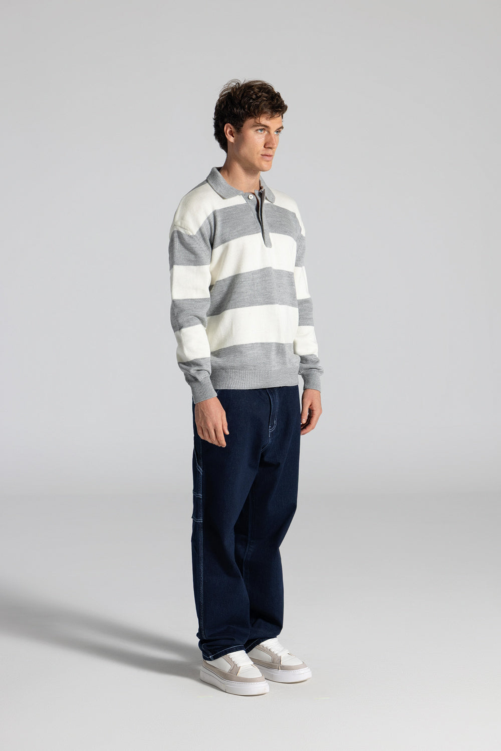 Casual Striped Pullover