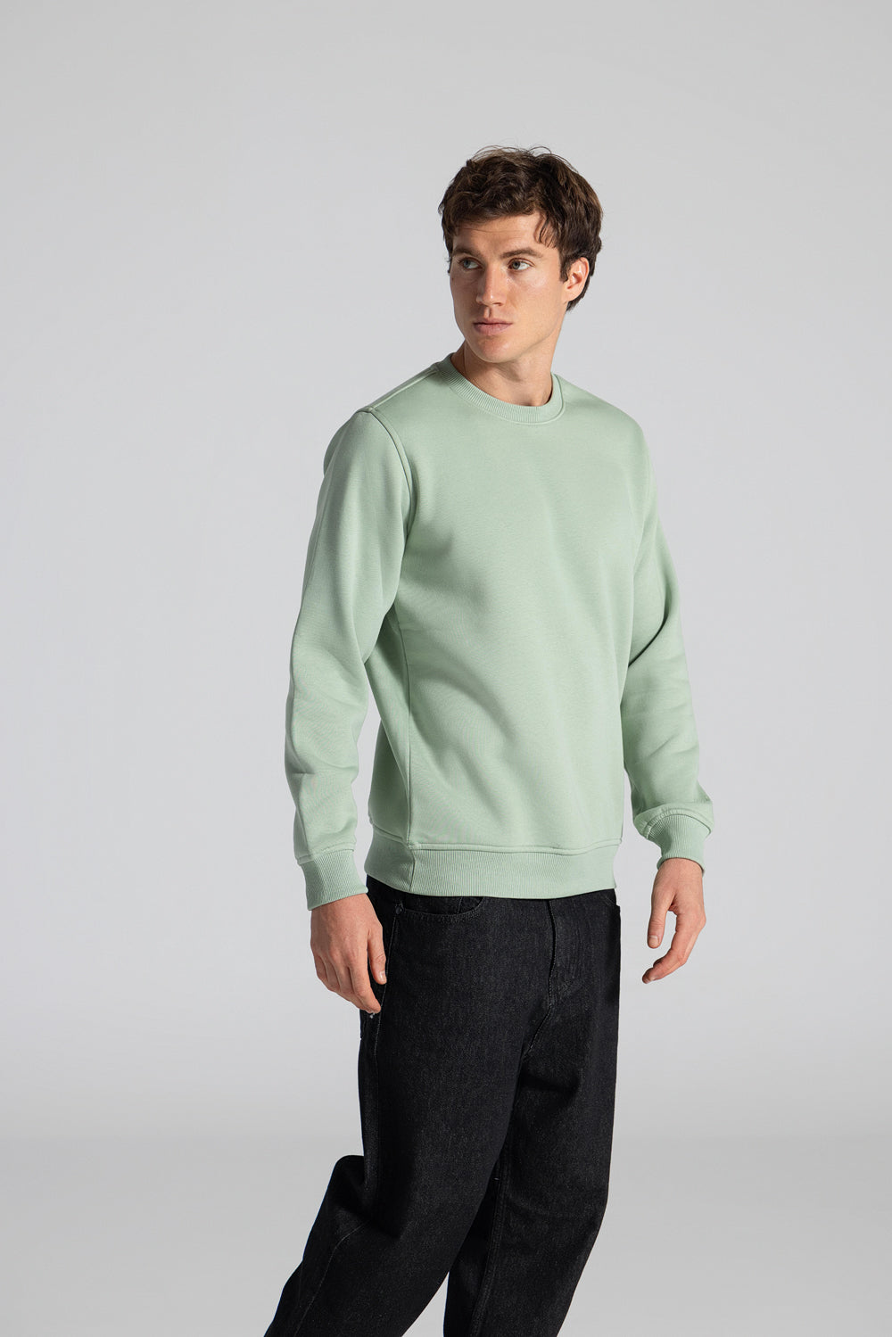 Basic Crew Neck Sweatshirt