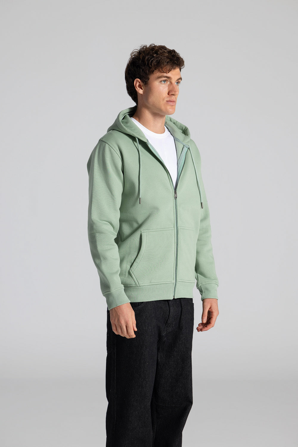 Basic Full Zipper Sweatshirt