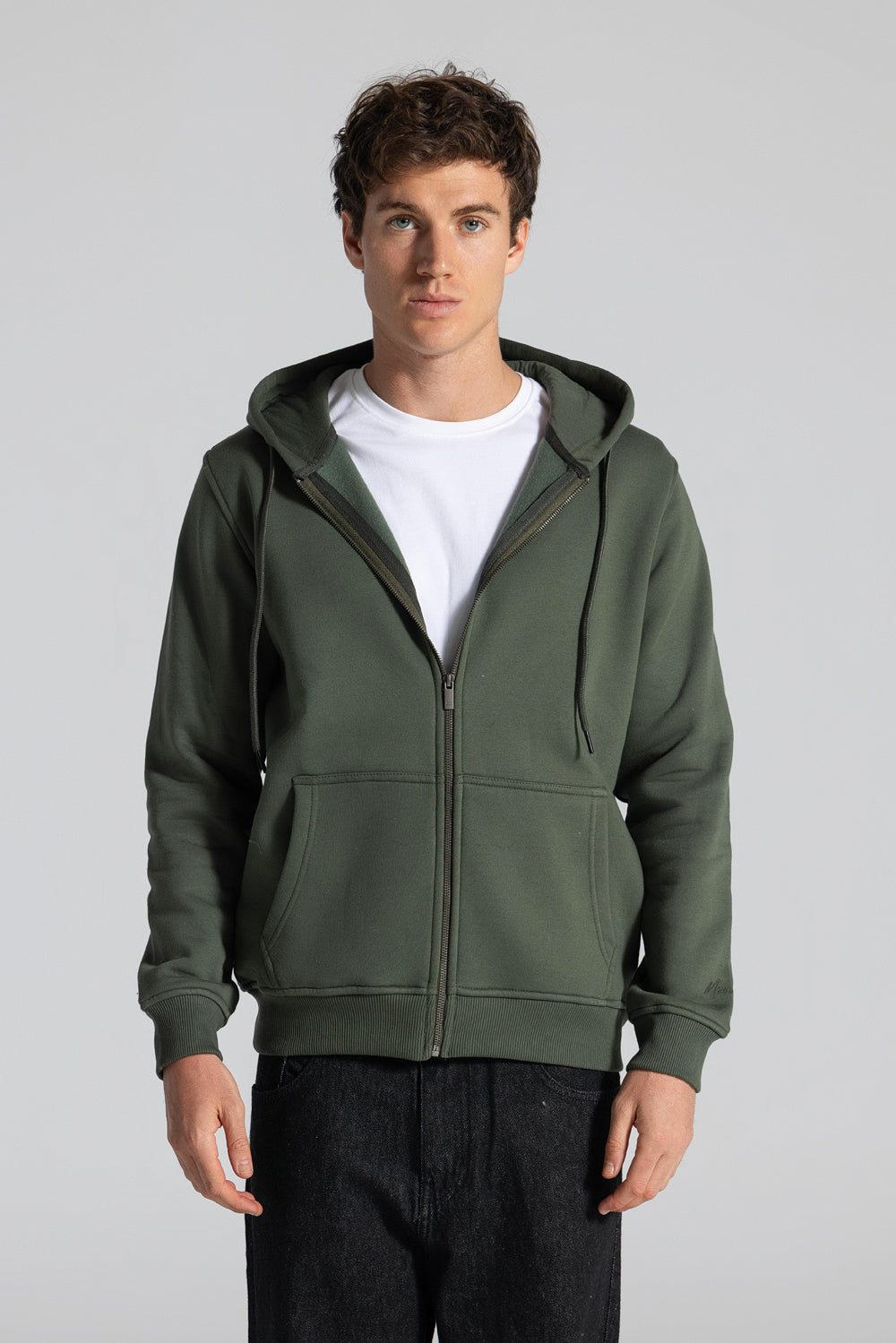 Basic Full Zipper Sweatshirt