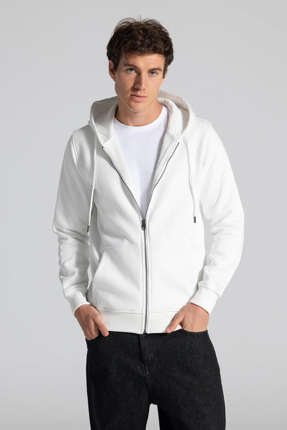 Basic Full Zipper Sweatshirt