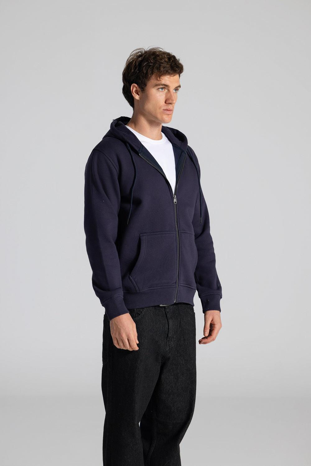 Basic Full Zipper Sweatshirt