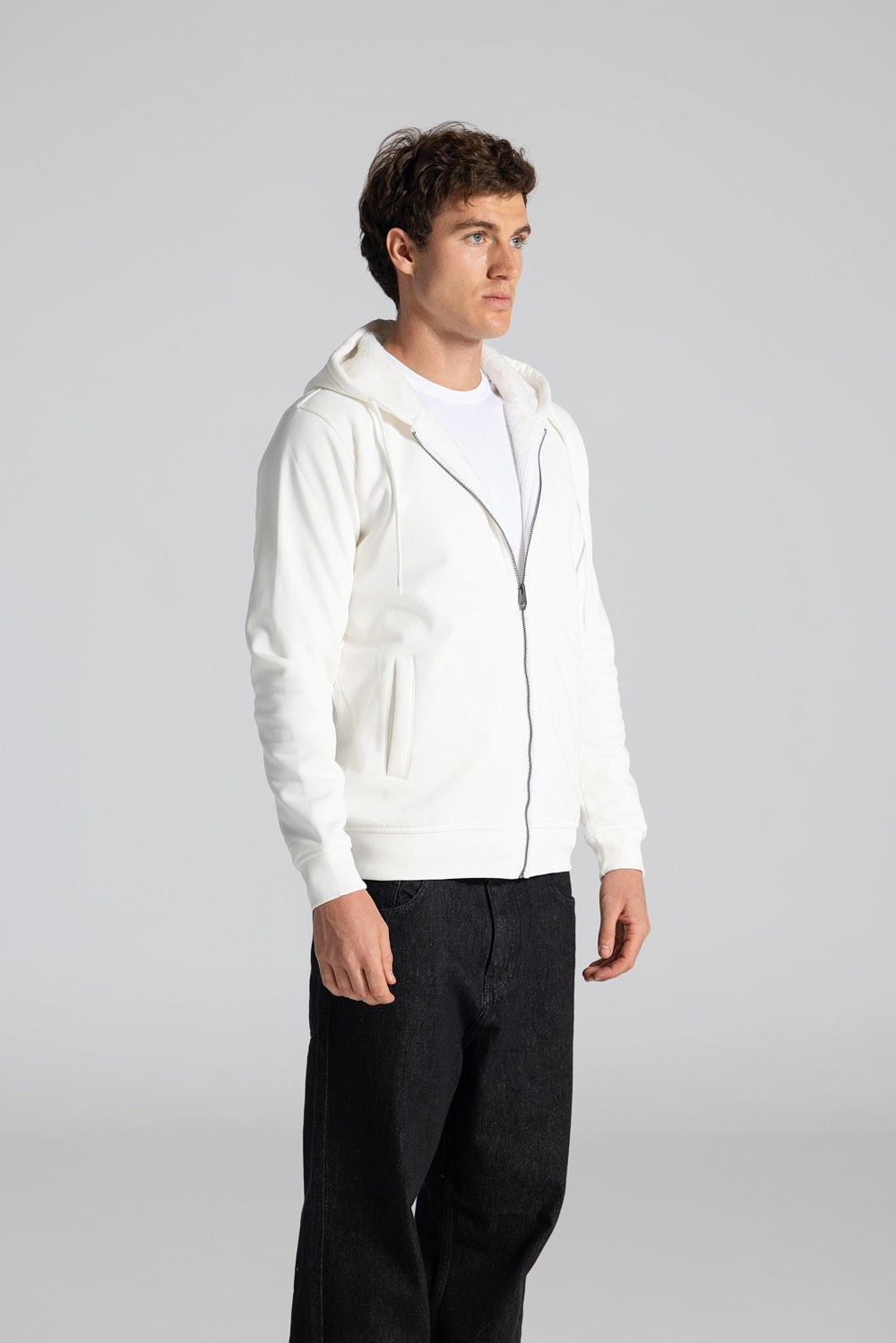 Basic Full Zipper Sweatshirt