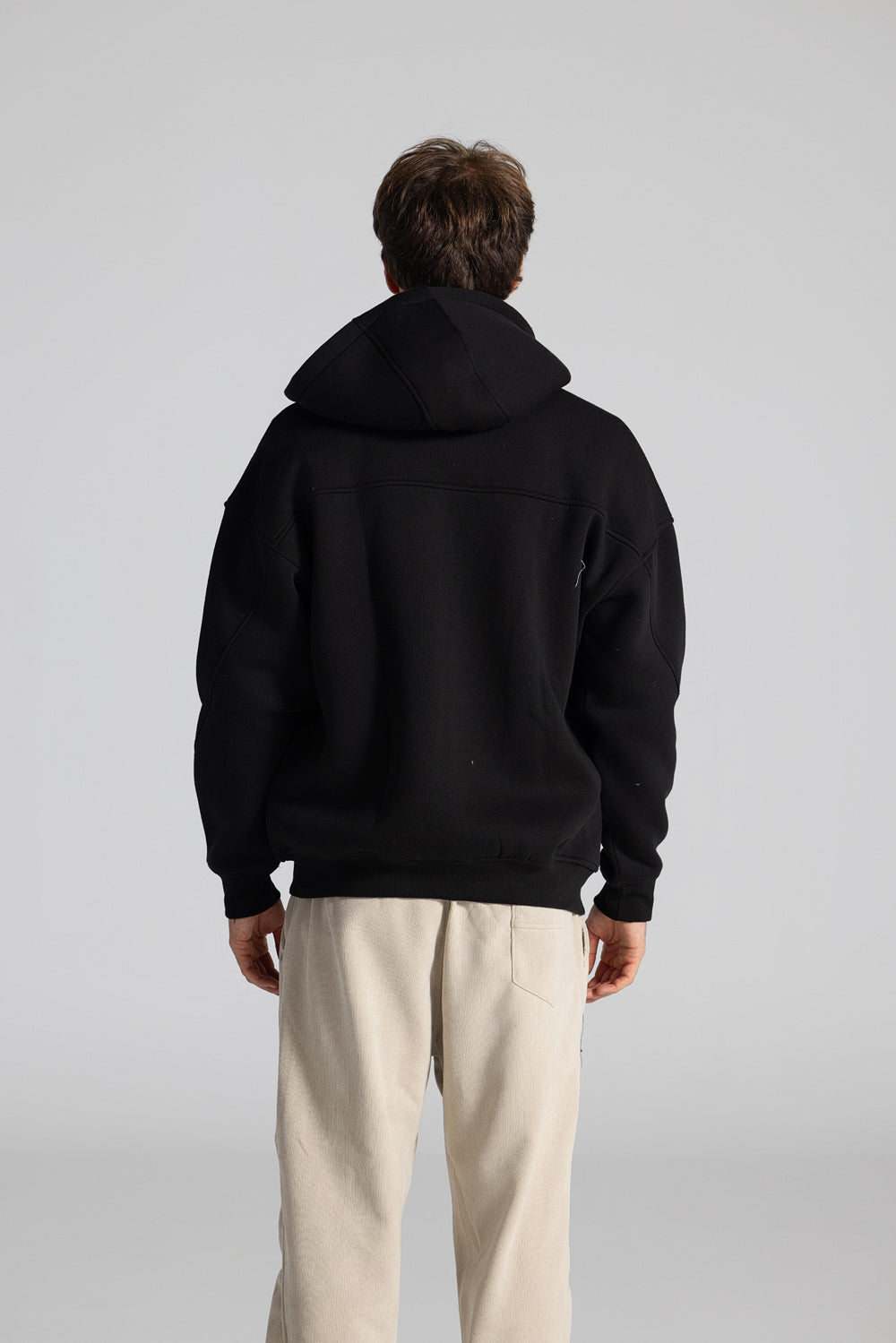 Basic Full Zipper Hoodie Sweatshirt