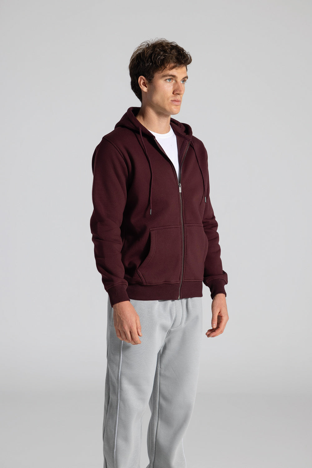 Basic Full Zipper Sweatshirt