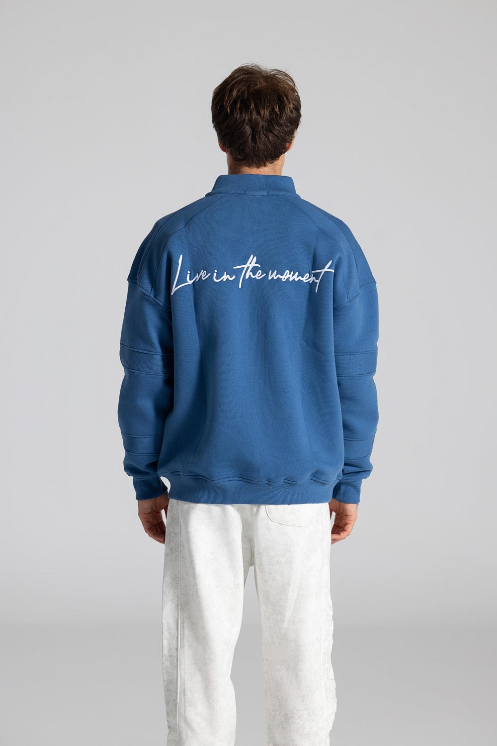 Basic Haif Zipper Sweatshirt