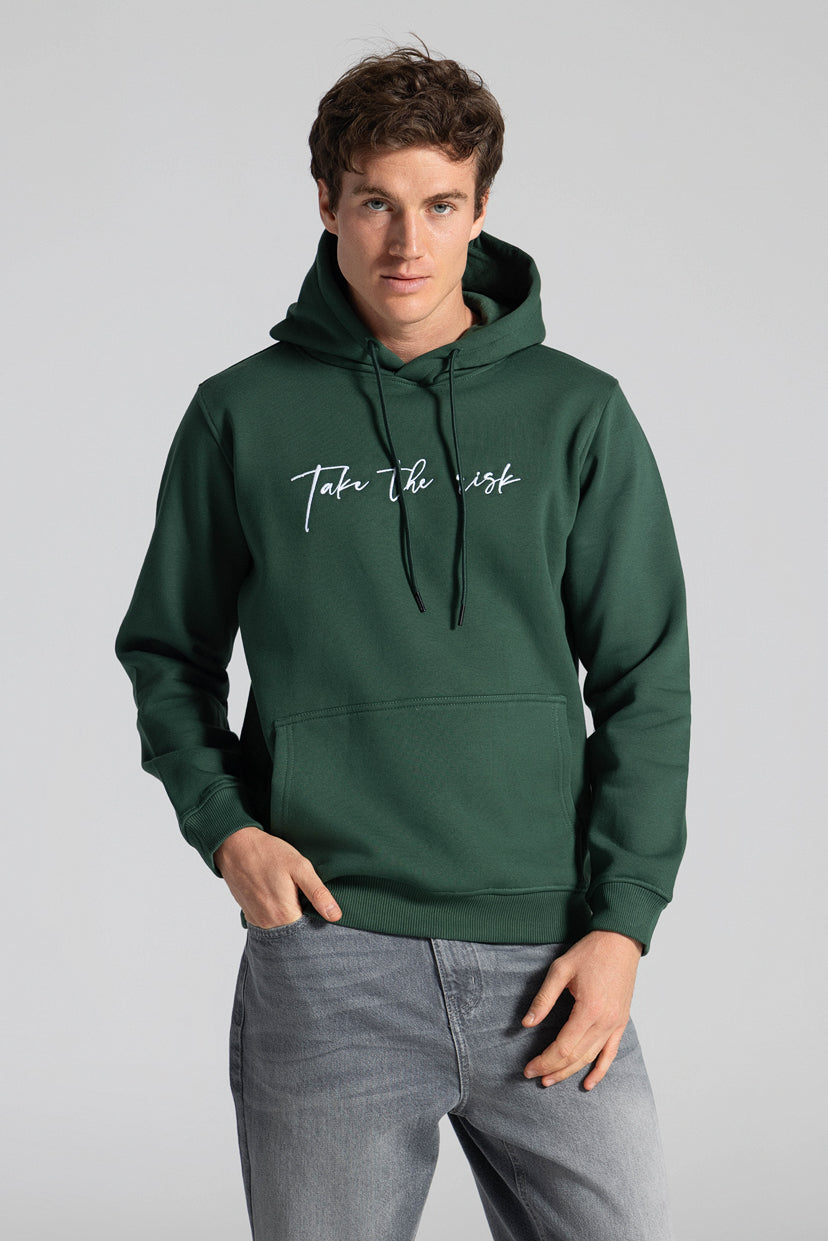 Printed Hoodie Sweatshirt