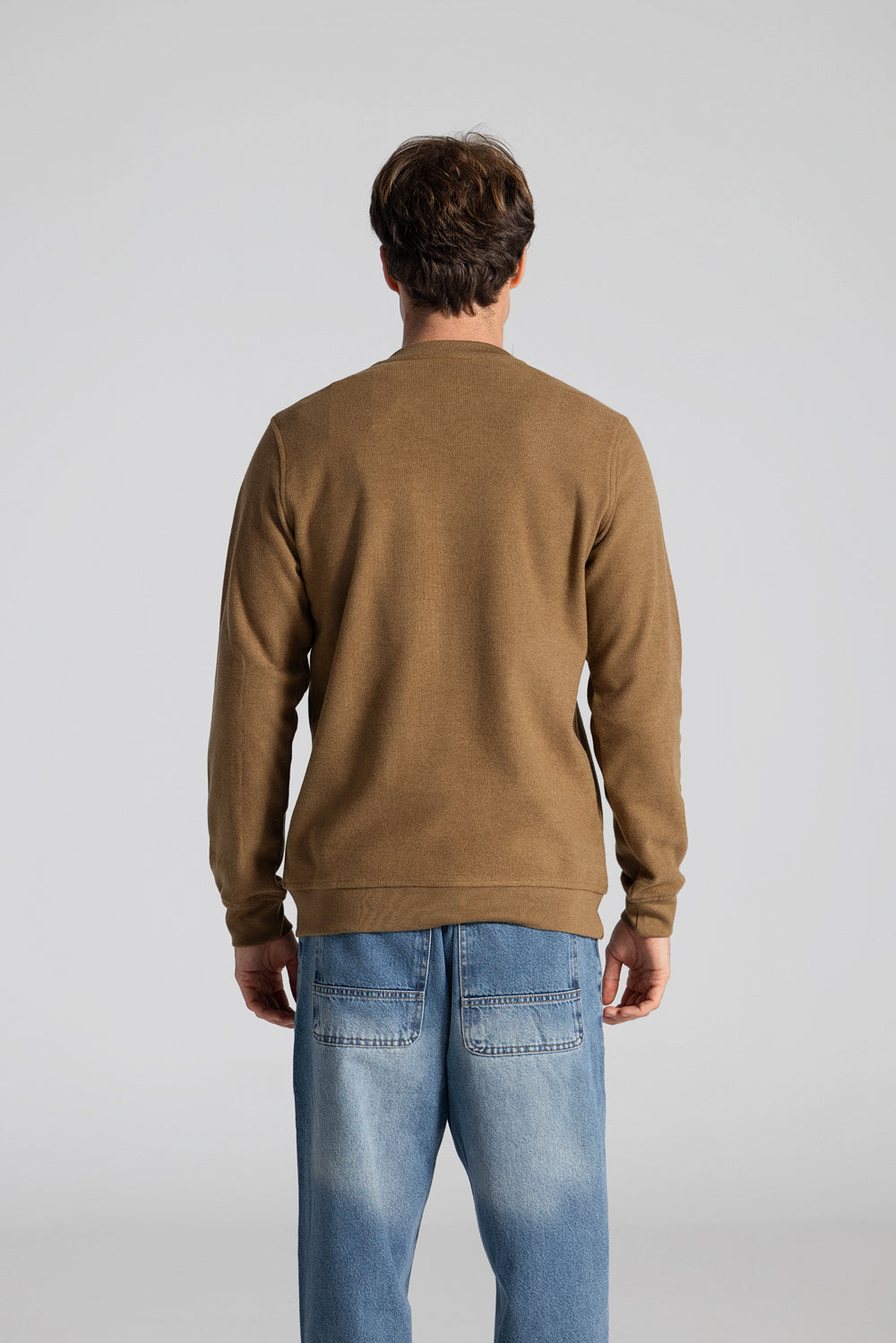 Basic V Neck Sweatshirt