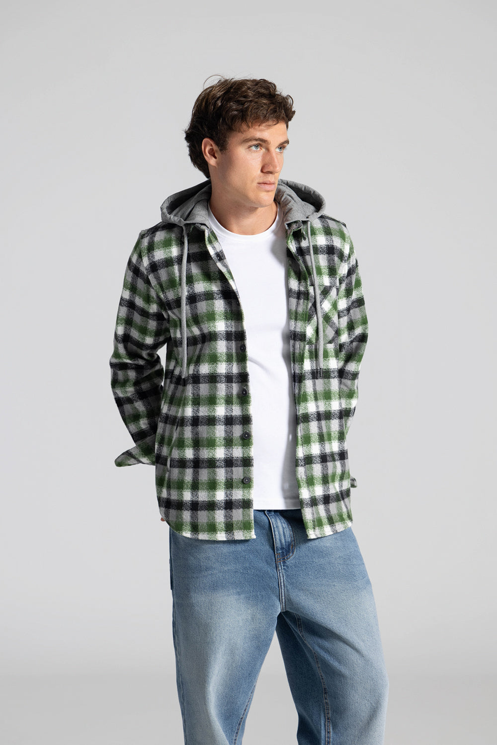 Checked Over Shirt