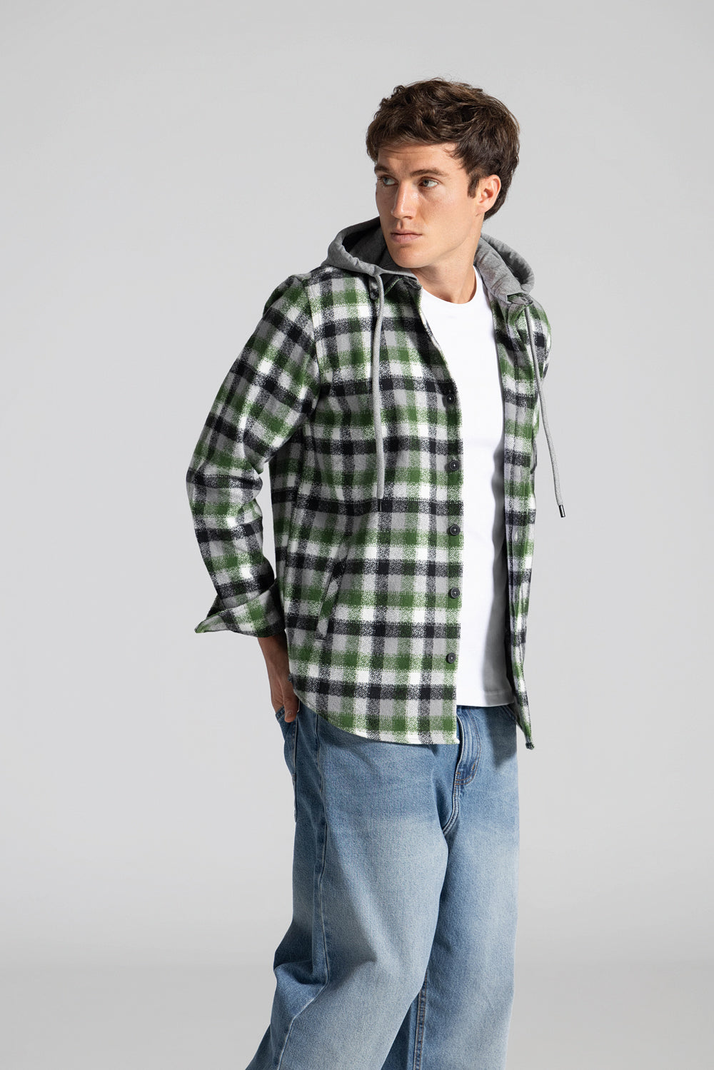 Checked Over Shirt
