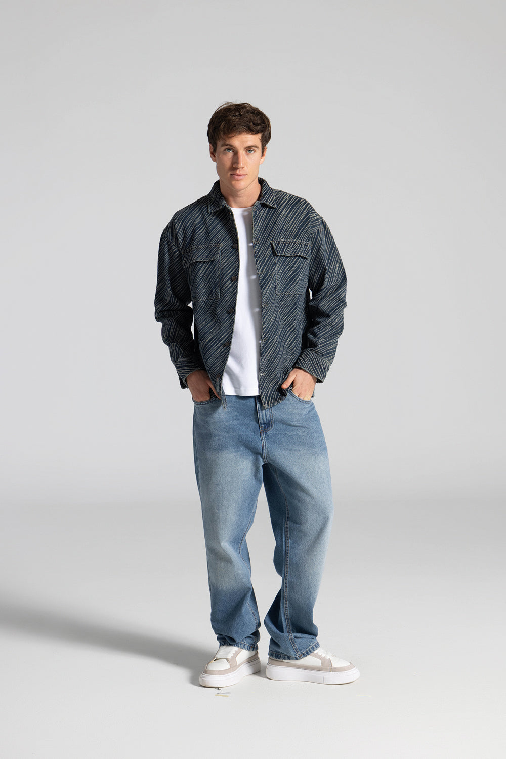 Over Shirt Jeans Shirt