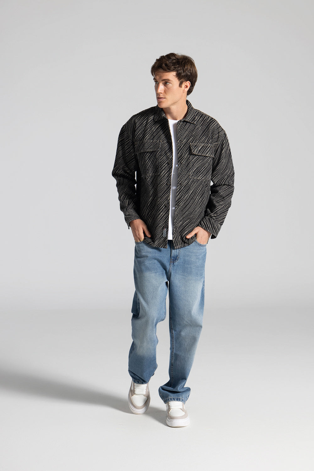 Over Shirt Jeans Shirt