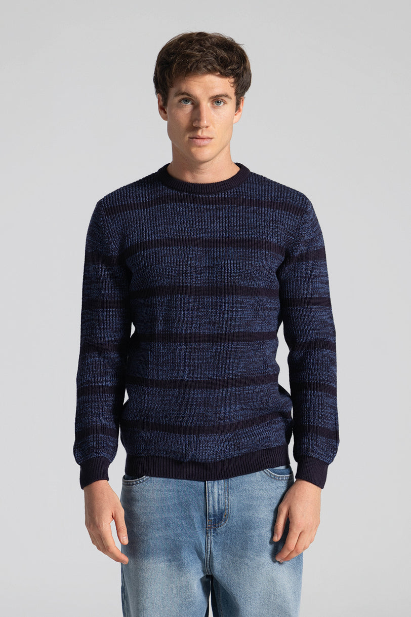 Knitted Crew Neck Pullover