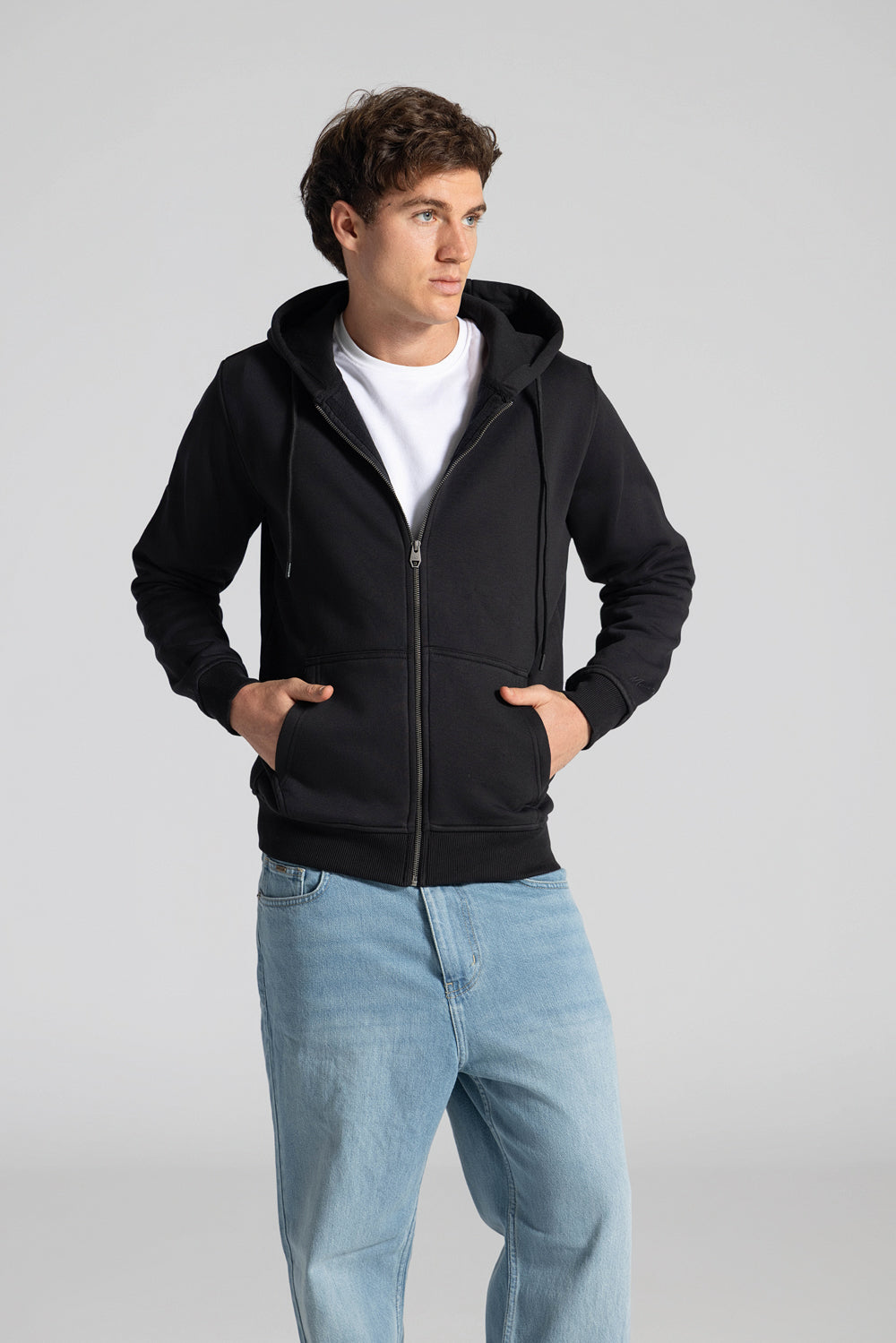 Basic Full Zipper Sweatshirt