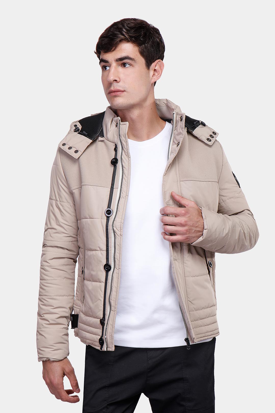 Beige Casual Jacket