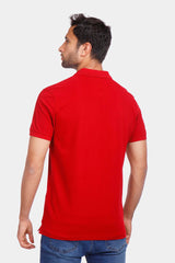 Red Basic Polo Shirt