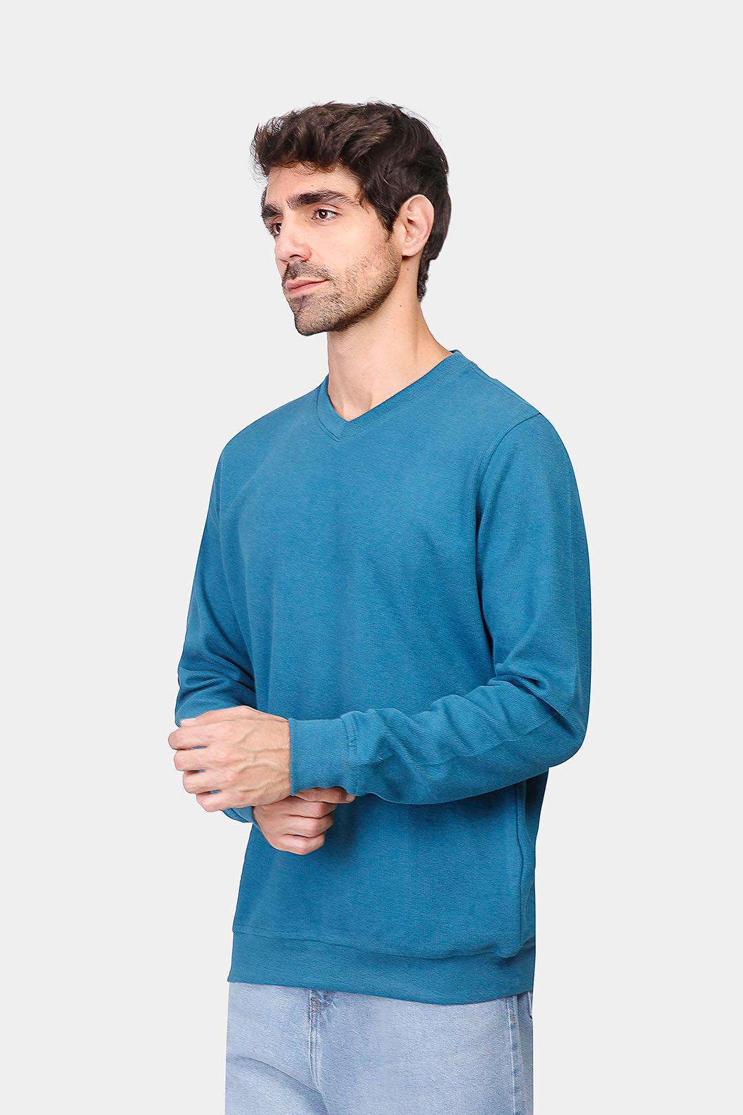 v neck sweatshirt