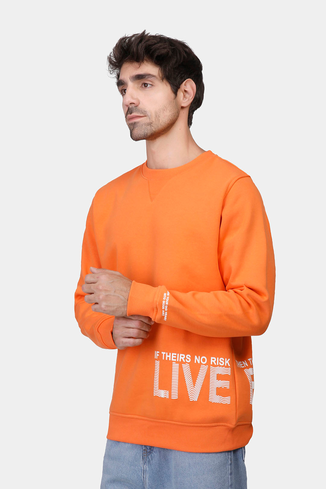 crew neck sweatshirt