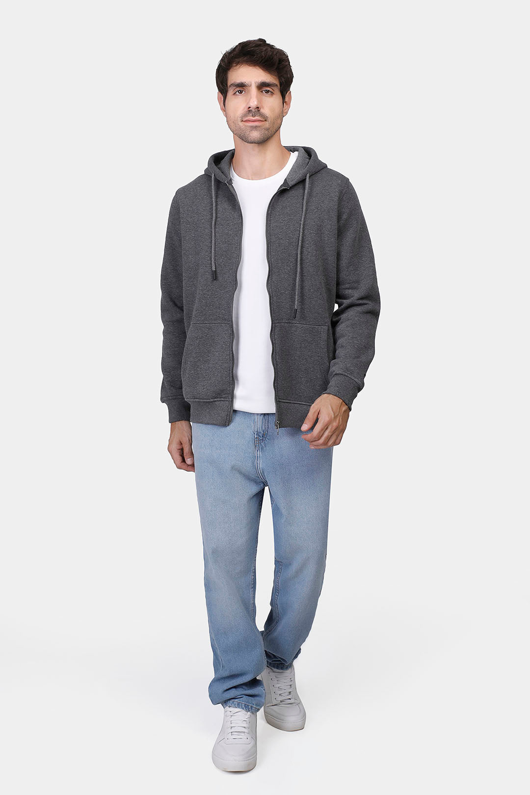 full zipper hoodie sweatshirt
