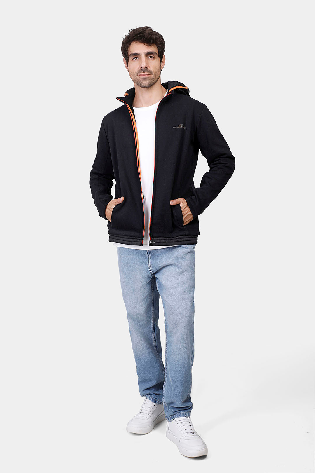 full zipper hoodie sweatshirt