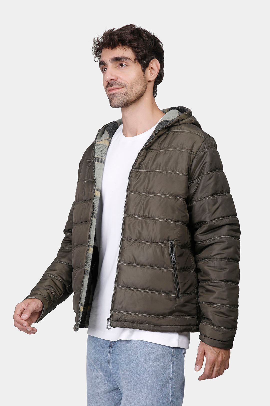 slim fit double face jacket