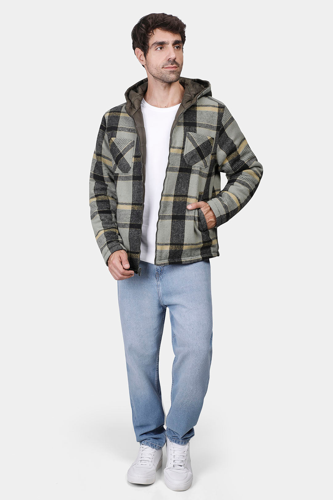 slim fit double face jacket