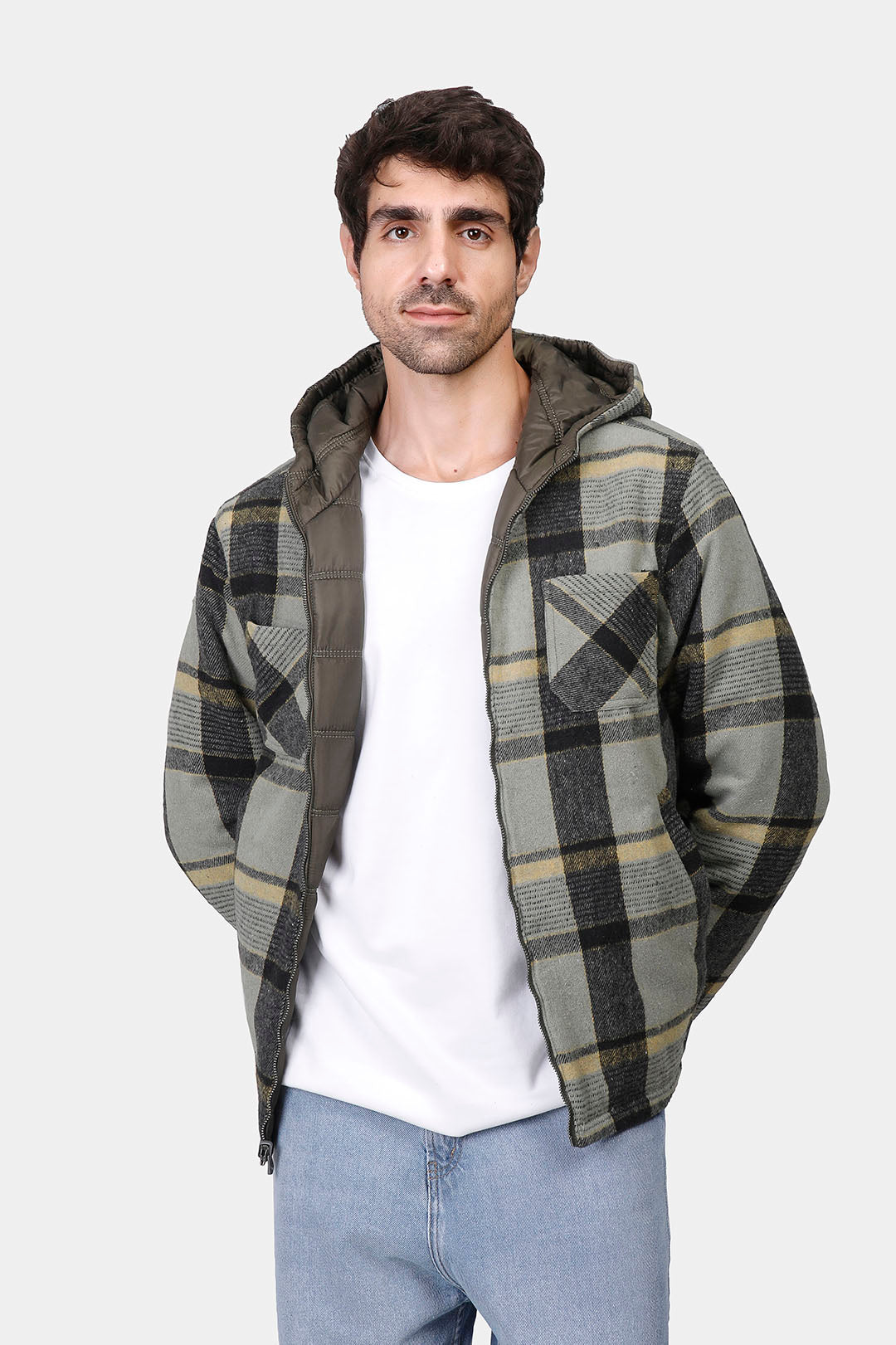 slim fit double face jacket