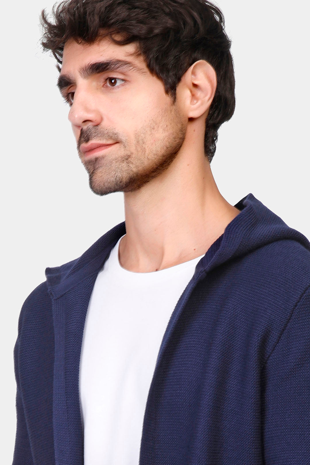 cardigan hoodie slim fit pullover