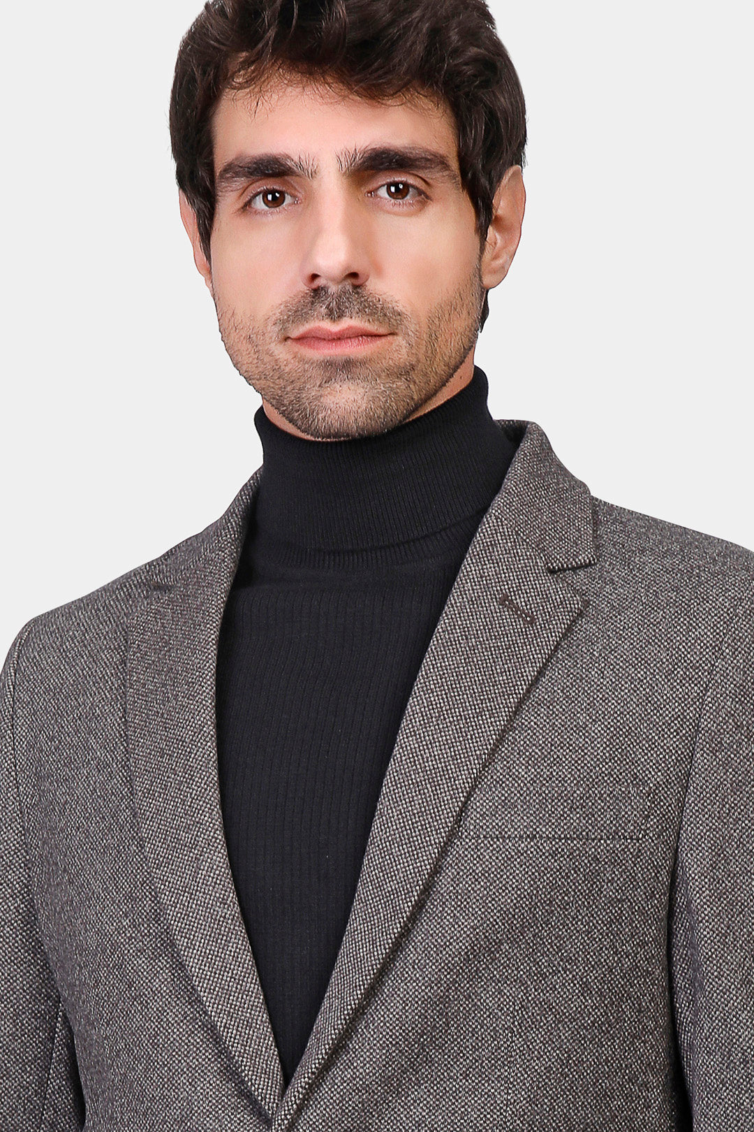black checked over size shirt jacket