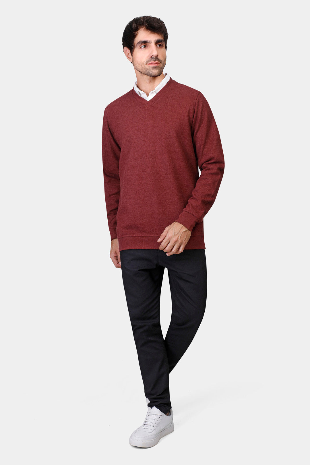 v neck sweatshirt