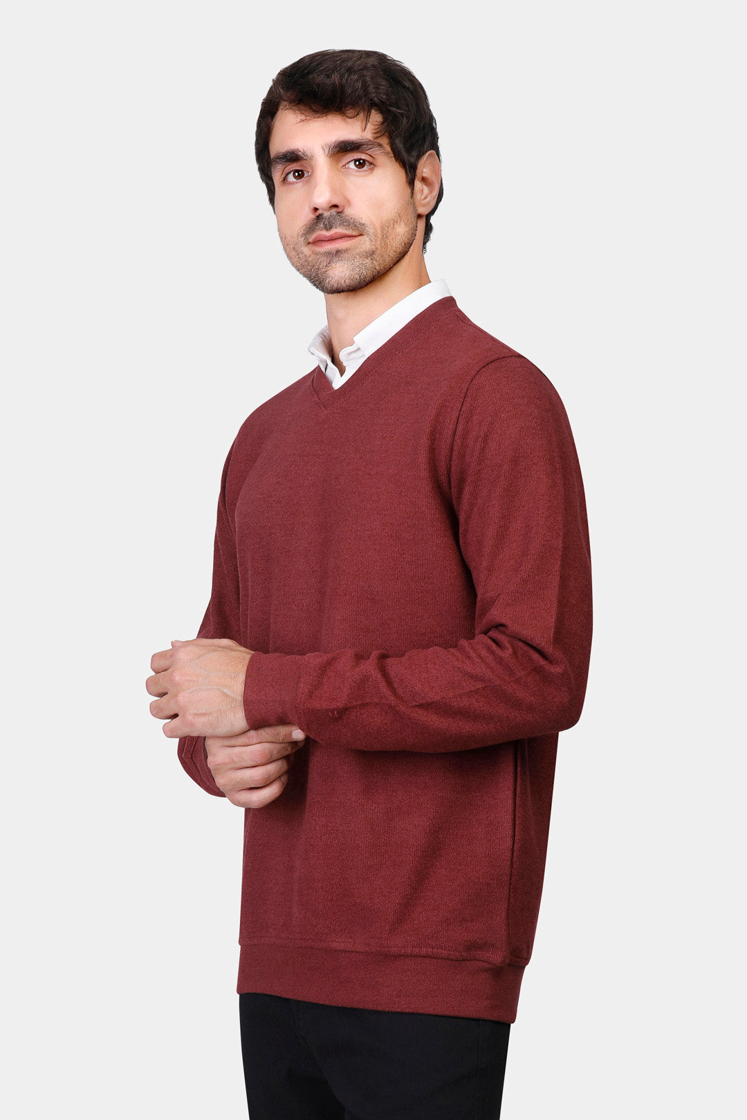 v neck sweatshirt