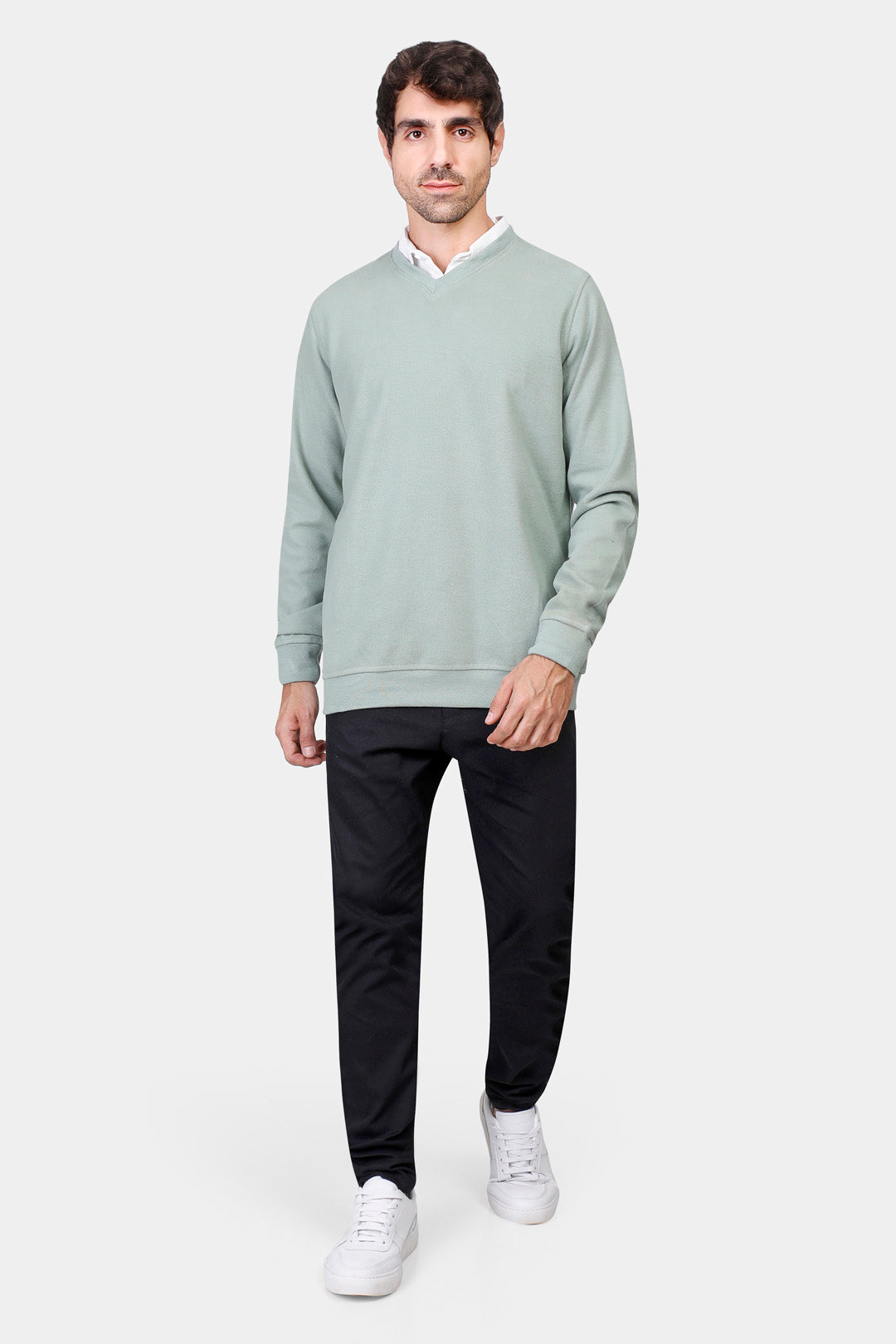 v neck sweatshirt
