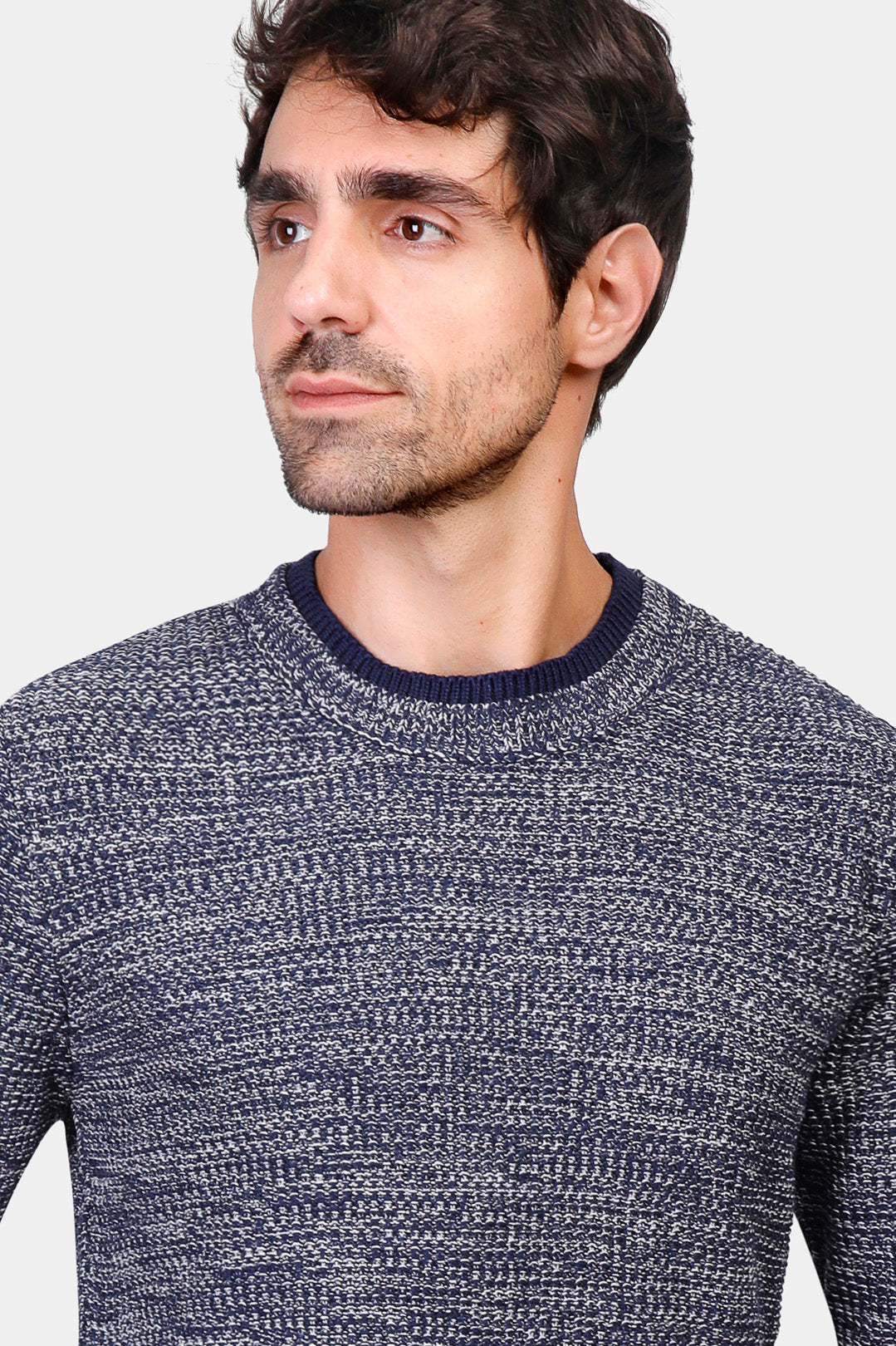 slim fit crew neck sweatshirt