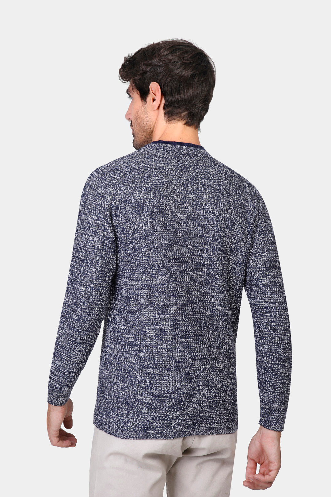slim fit crew neck sweatshirt