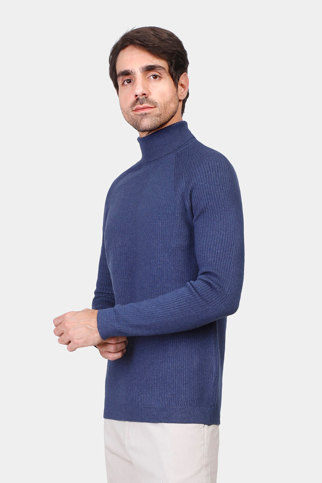 turtle neck slim fit pullover