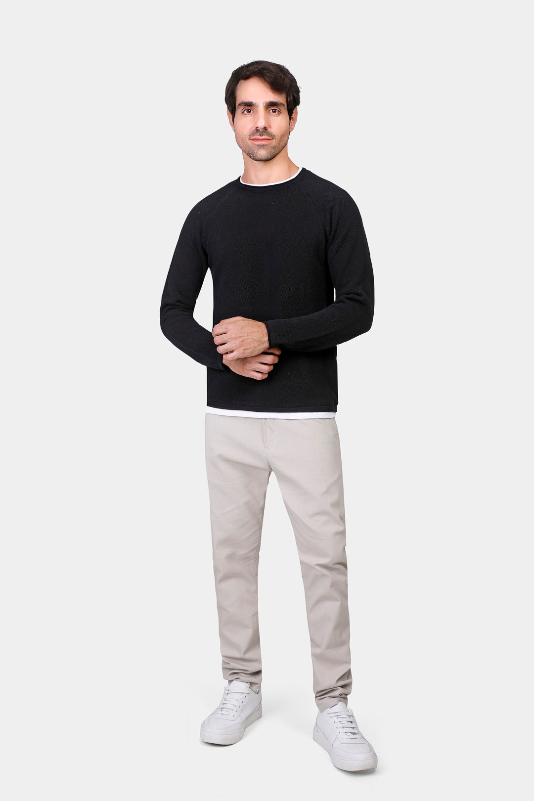 crew neck pullover