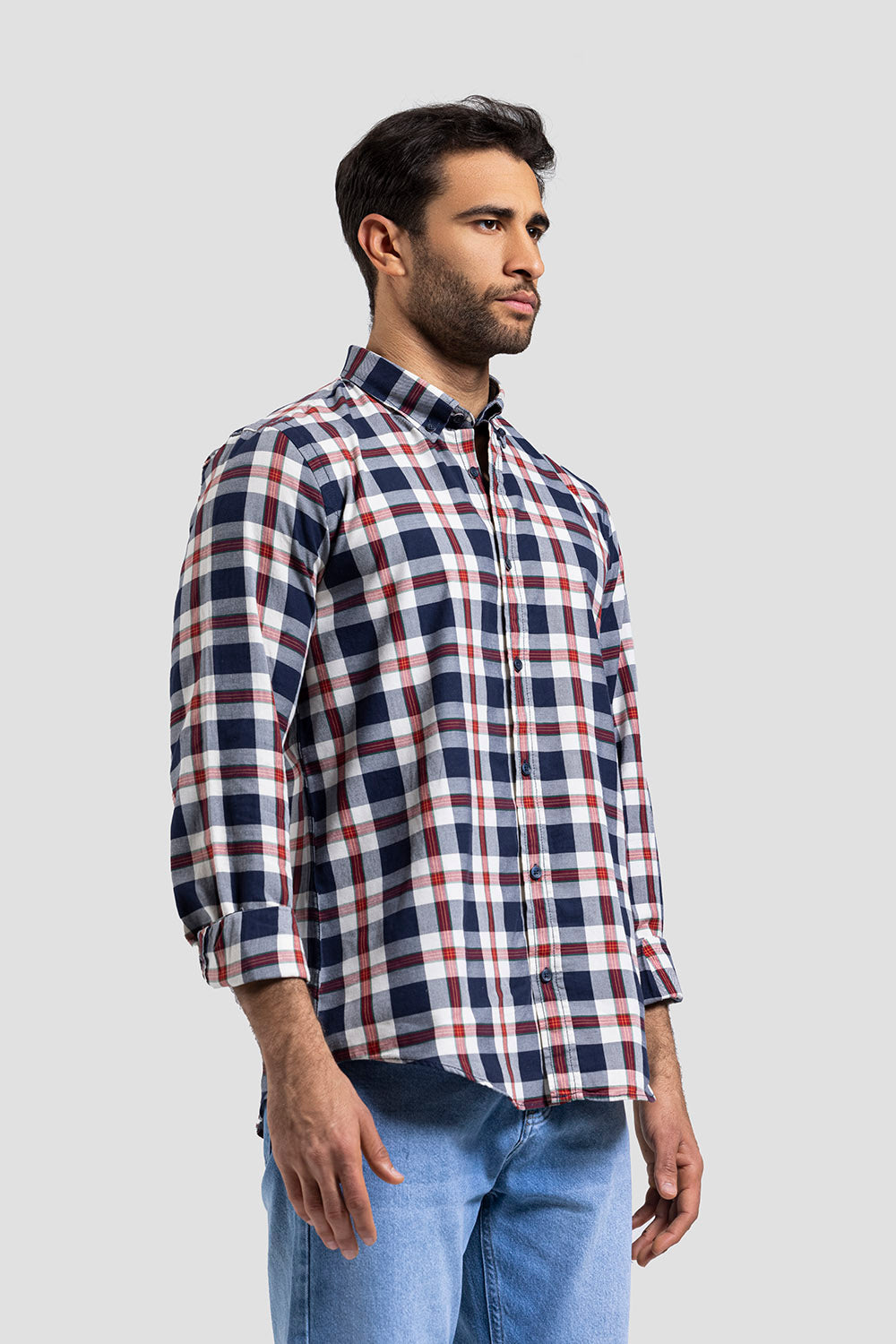 Slim Fit Checked Shirt