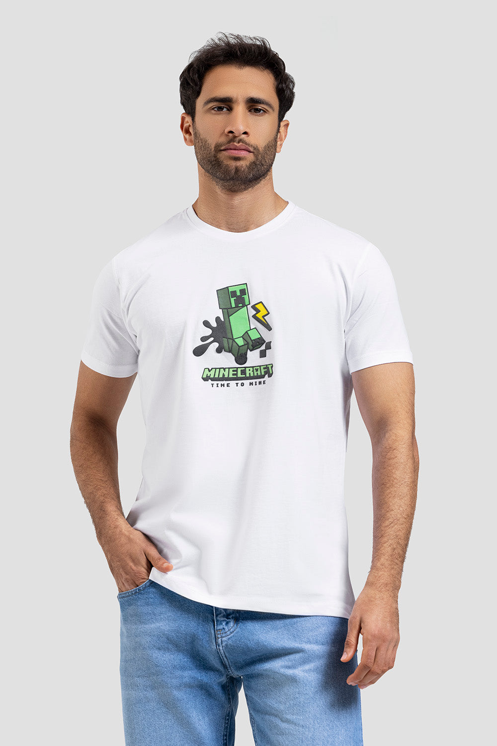 Crew Neck Printed T-shirt