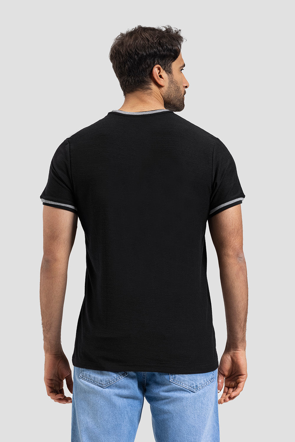 Crew Neck Knitted T-shirt