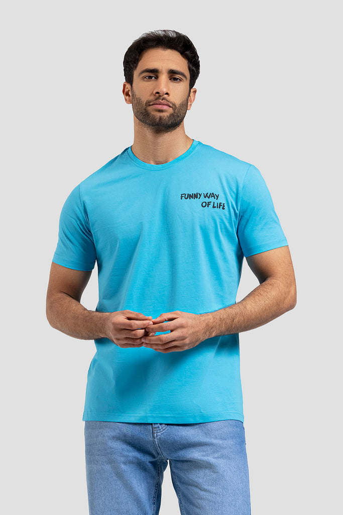 Crew Neck Printed T-shirt
