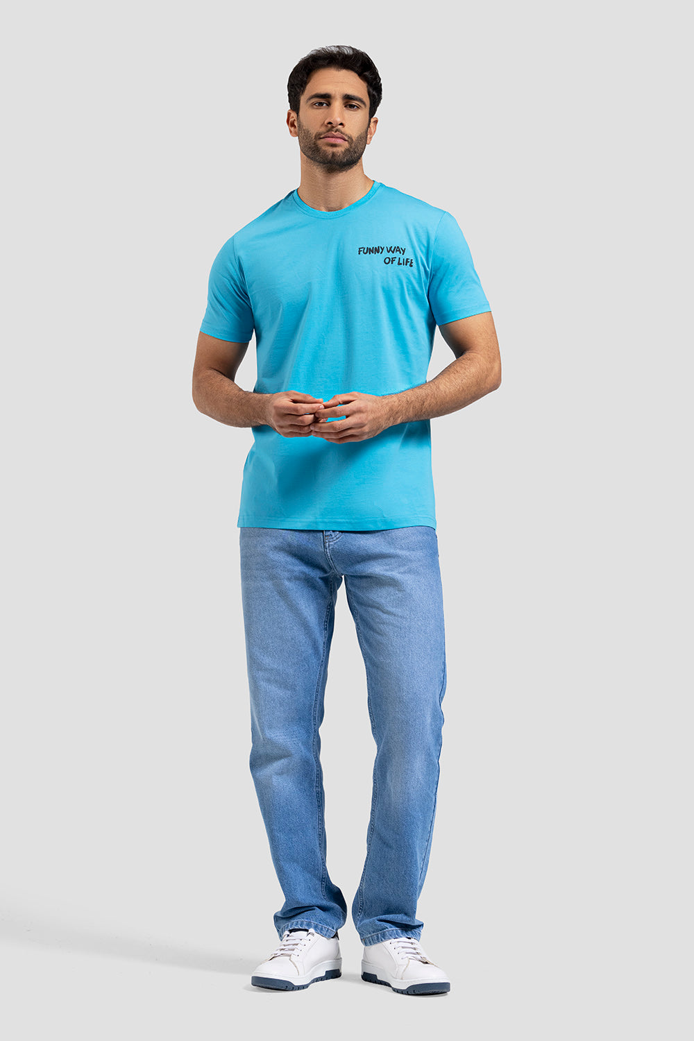 Crew Neck Printed T-shirt
