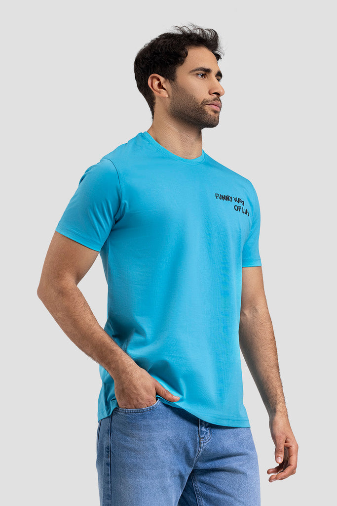 Crew Neck Printed T-shirt