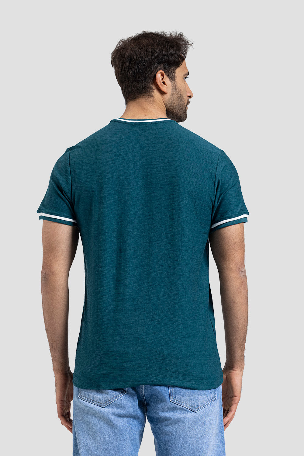 Crew Neck Knitted T-shirt