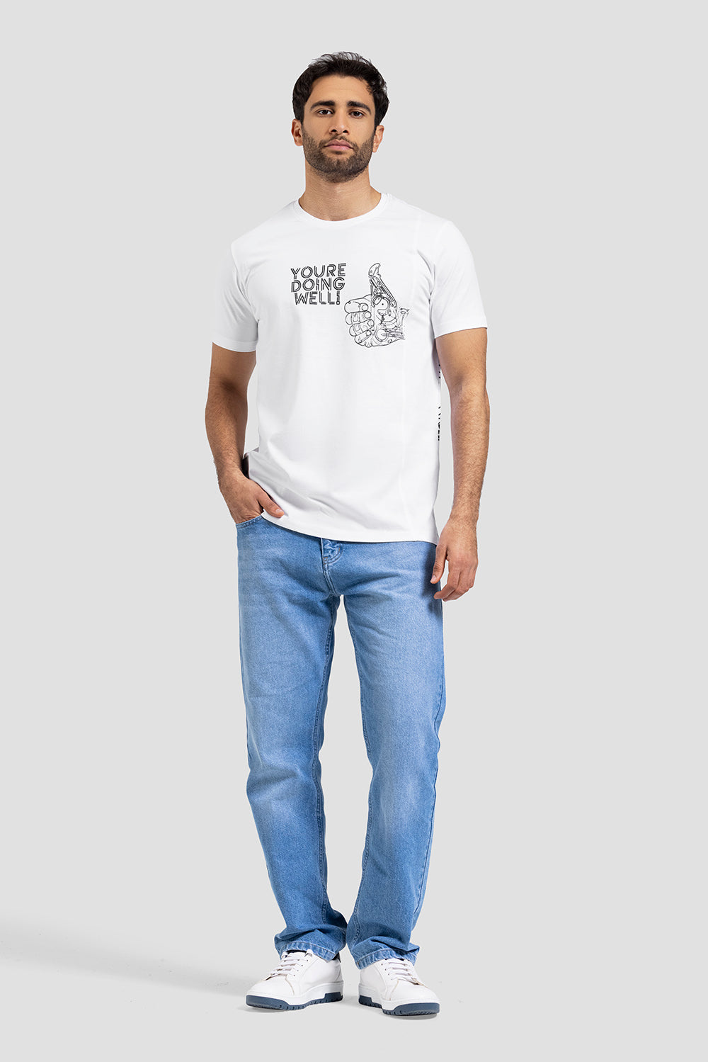 Crew Neck Printed T-shirt