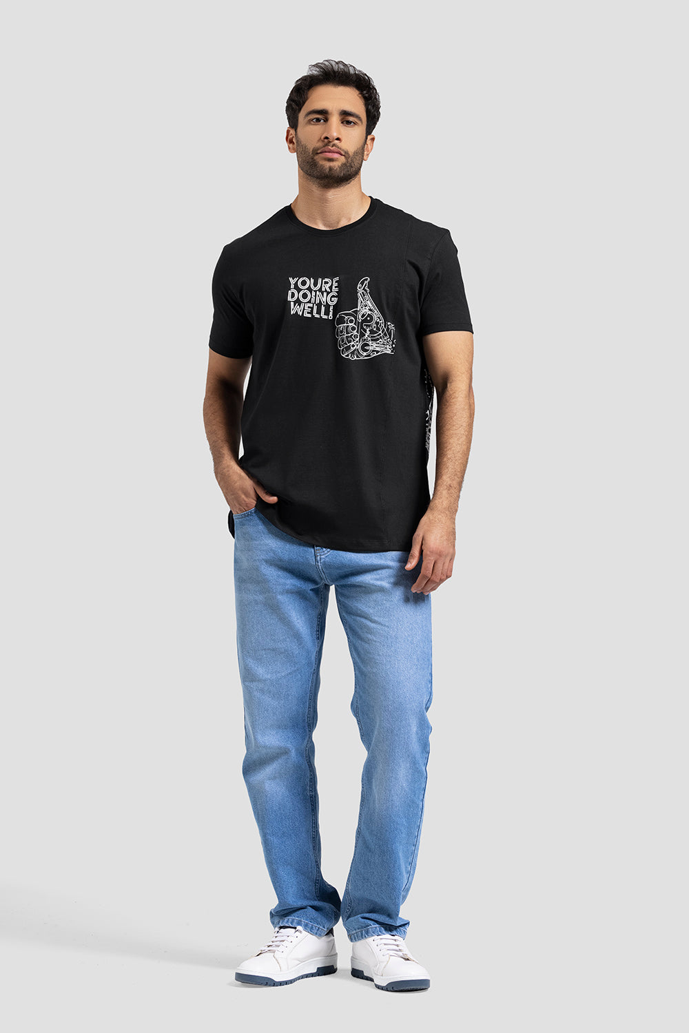 Crew Neck Printed T-shirt