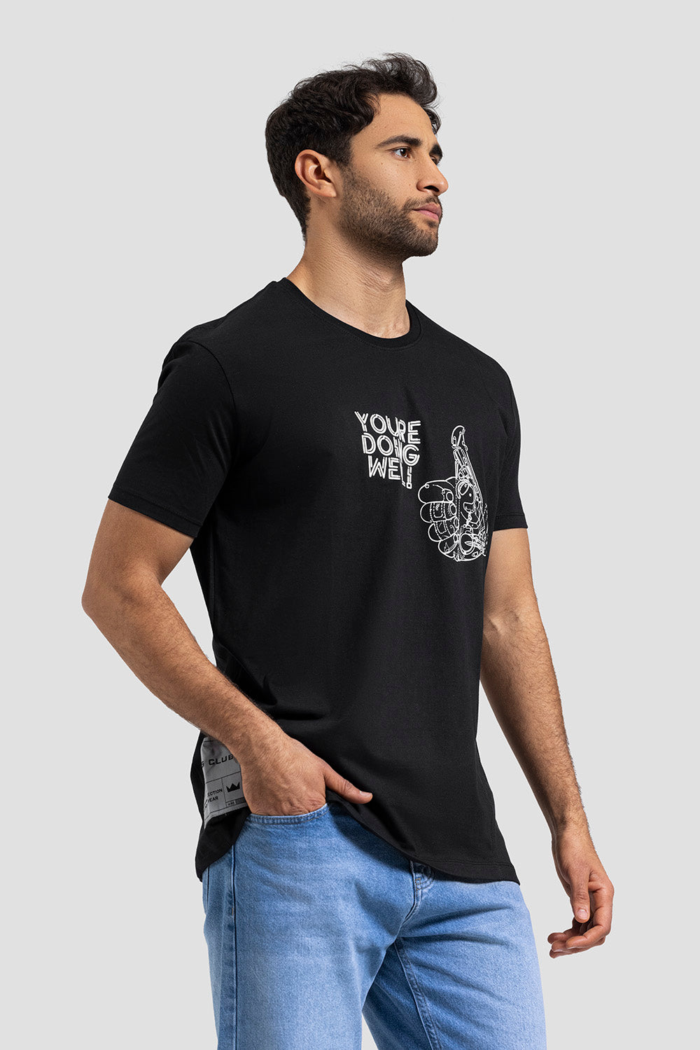 Crew Neck Printed T-shirt