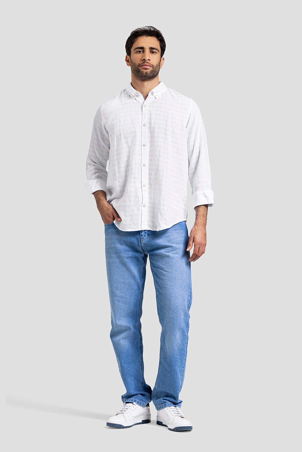 Slim Fit Solid Shirt