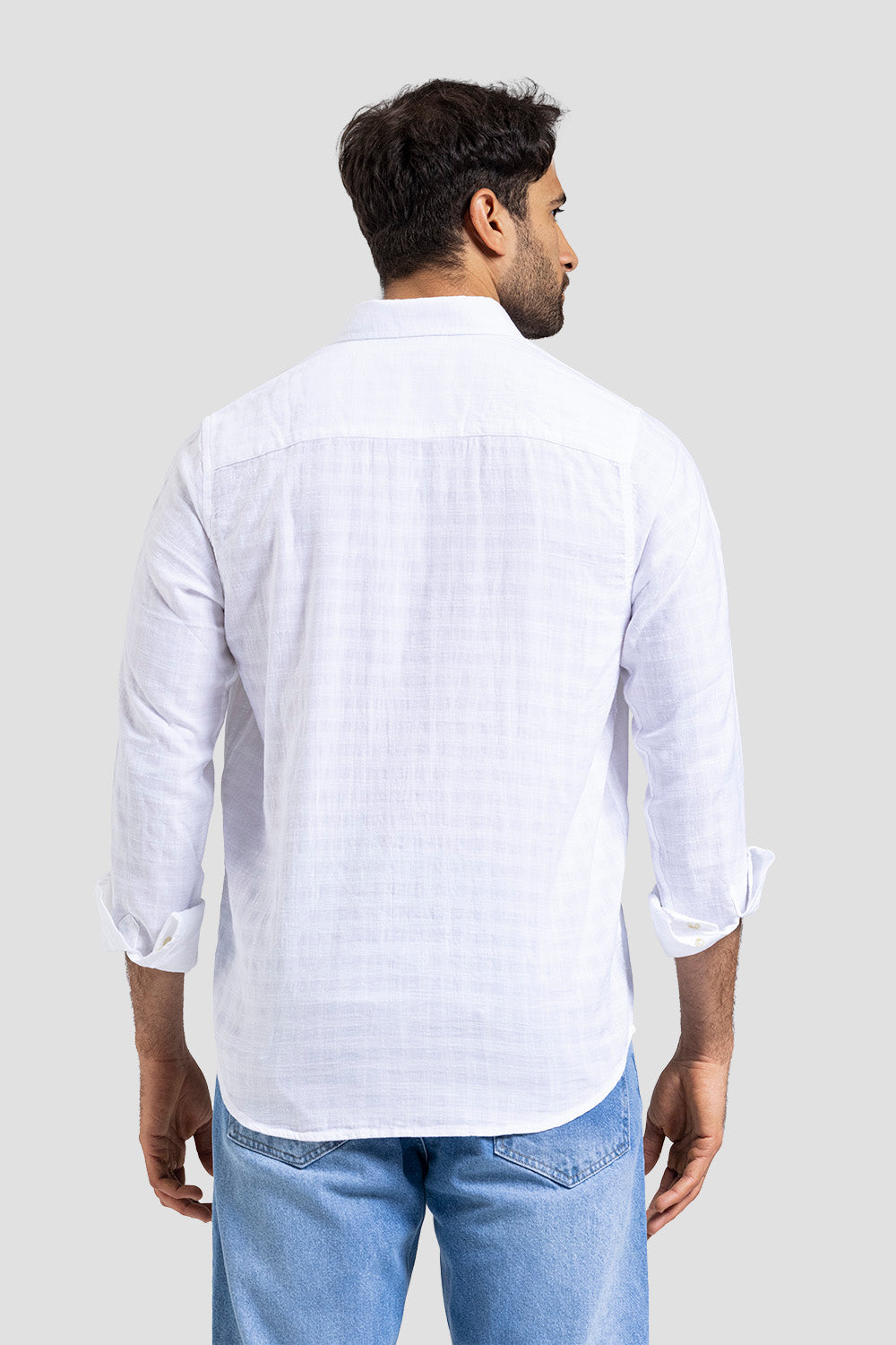 Slim Fit Solid Shirt
