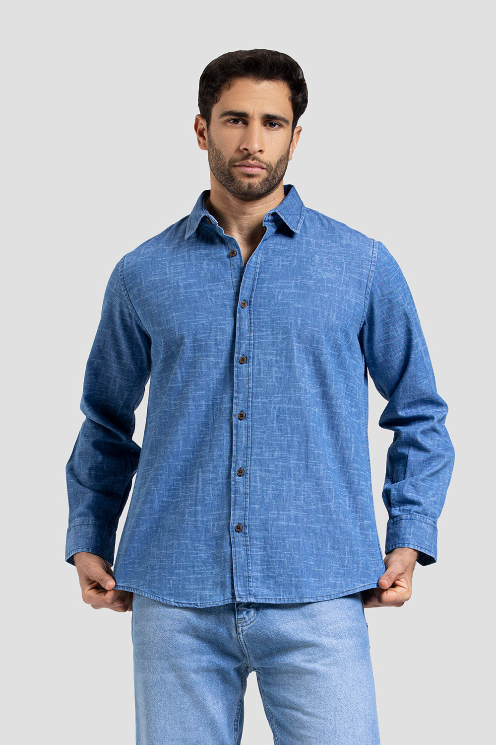 Slim Fit Denim Shirt