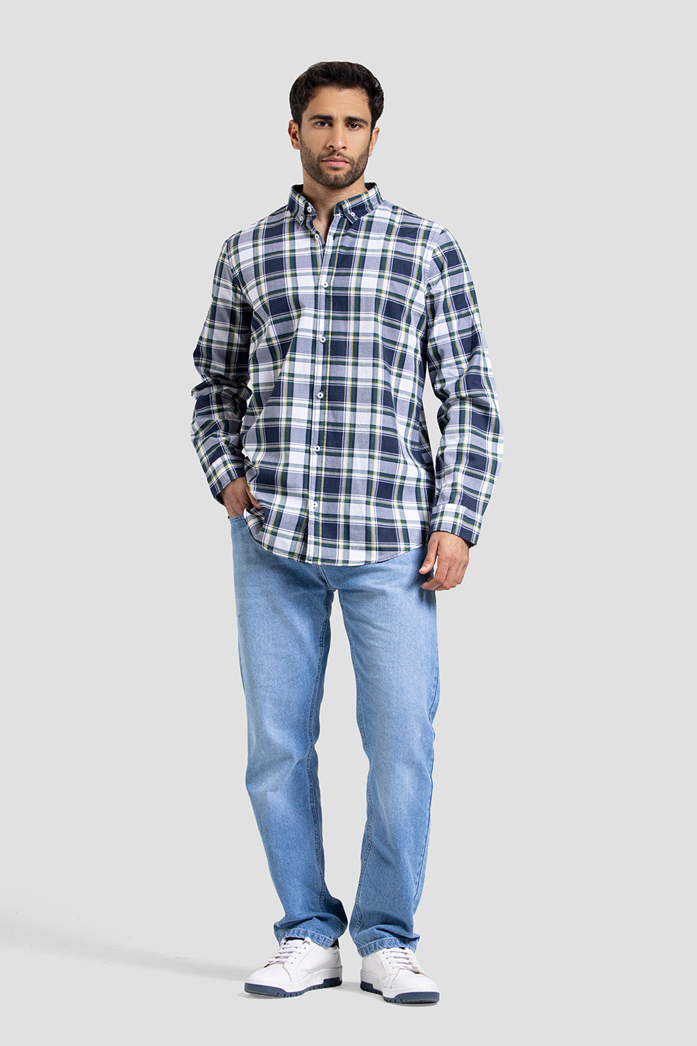 Slim Fit Checked Shirt